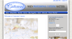 Desktop Screenshot of corporate-caterers.net